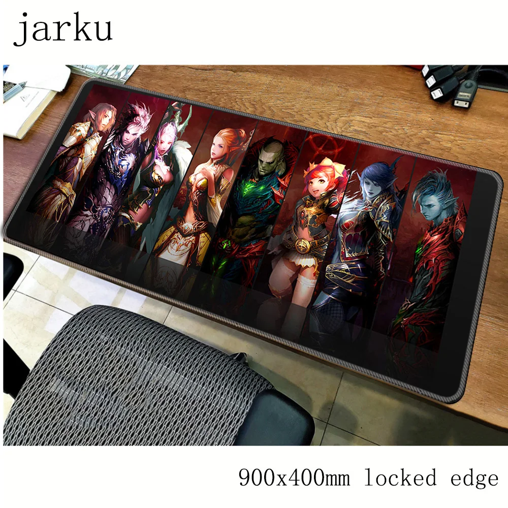 Lineage 2 pad мышь computador gamer mause 900x400X2MM padmouse большой красочный Коврик Для Мыши