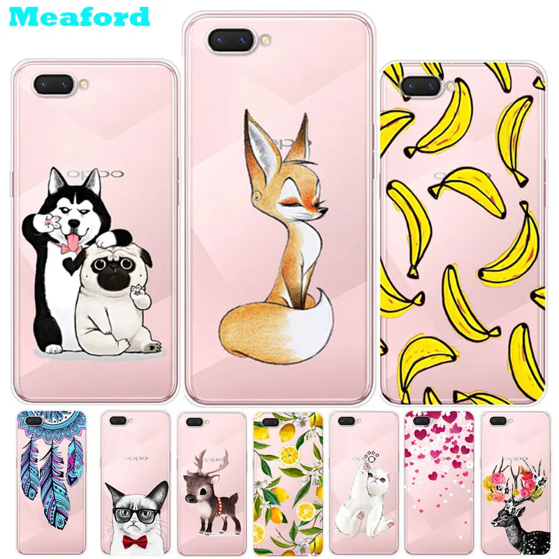 

Transparent Case For OPPO A3S Case Silicone Soft TPU Back Cover Phone Cases For OPPO RX17 Pro Realme 2 Pro U1 C1 A5 A7 F5 F7 F9