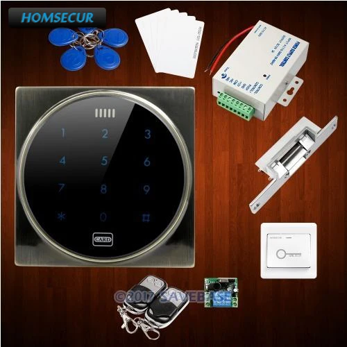 

HOMSECUR Waterproof DIY FRID Access Control With Strike Lock Kit
