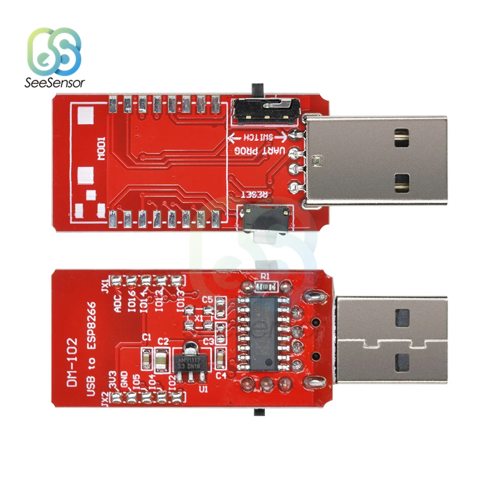 CH340 CH340G USB к ESP8266 ESP-07 ESP07 серийный WiFi адаптер приемопередатчик модуль для Arduino