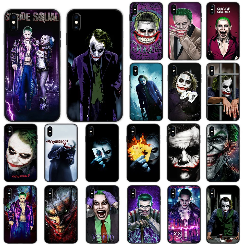 

The Joker Soft Case for iPhone XS 11 Pro Max XR X 7 8 6 6S Plus Cover