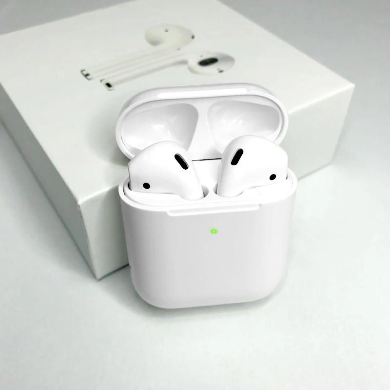 

TWS i80 Bluetooth 5.0 Earphone 1:1 Air 2 Pop up Touch function Wrieless charging Box Stereo Earbuds with Print code For iphone