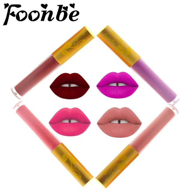 Lip Gloss 1pcs Matte Lip Liquid Stick Long lasting Lip Gloss Make Up Liquid Lipstick 14 Colors