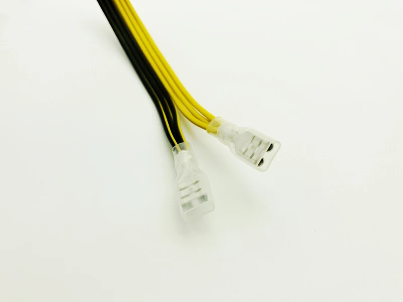 Power Cable PCIE Video Card Dual 8pin (6+2) Splitter Power Supply Wire 250 Female Terminal 18AWG Cables for ETH BTC Miner Mining