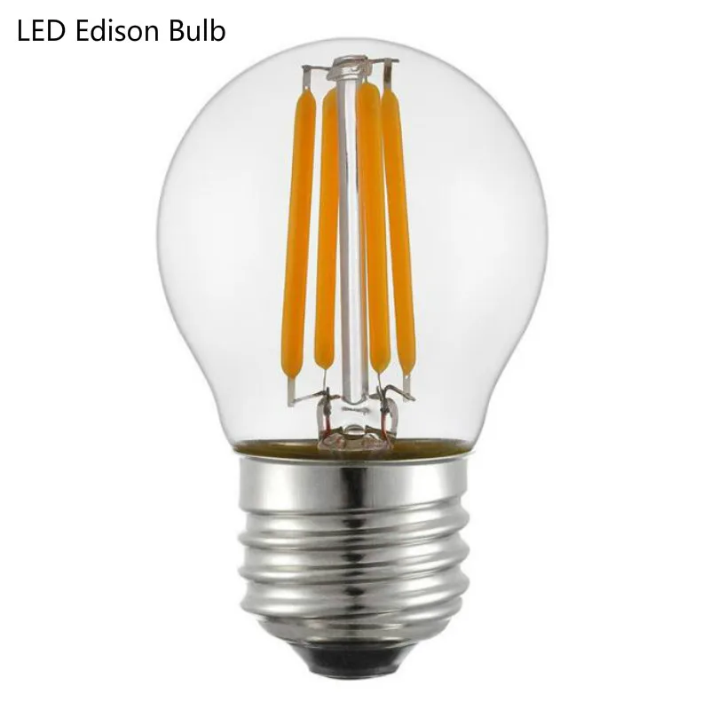 Lokom E27 220V 1W LED G45 многоцветный свет цветная лампа мини 2835 Гольф сад Lampara вечерние
