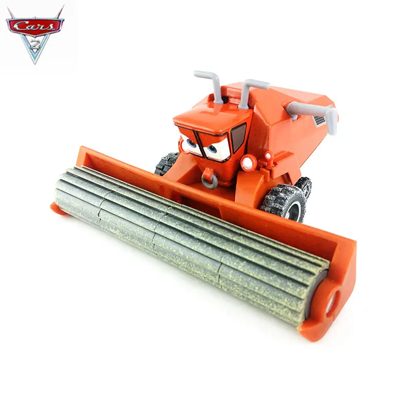 

1:55 Disney Pixar Cars 2 Harvester Frank Tractor Lightning Mcqueen Children's Toy Alloy Car Boy Christmas New Years Gifts