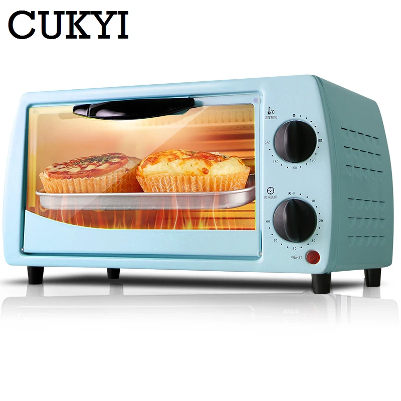 CUKYI 220 v/9L мини-электрическая духовка домашняя многофункциональная печь для выпечки мелочей и хлеба 800W