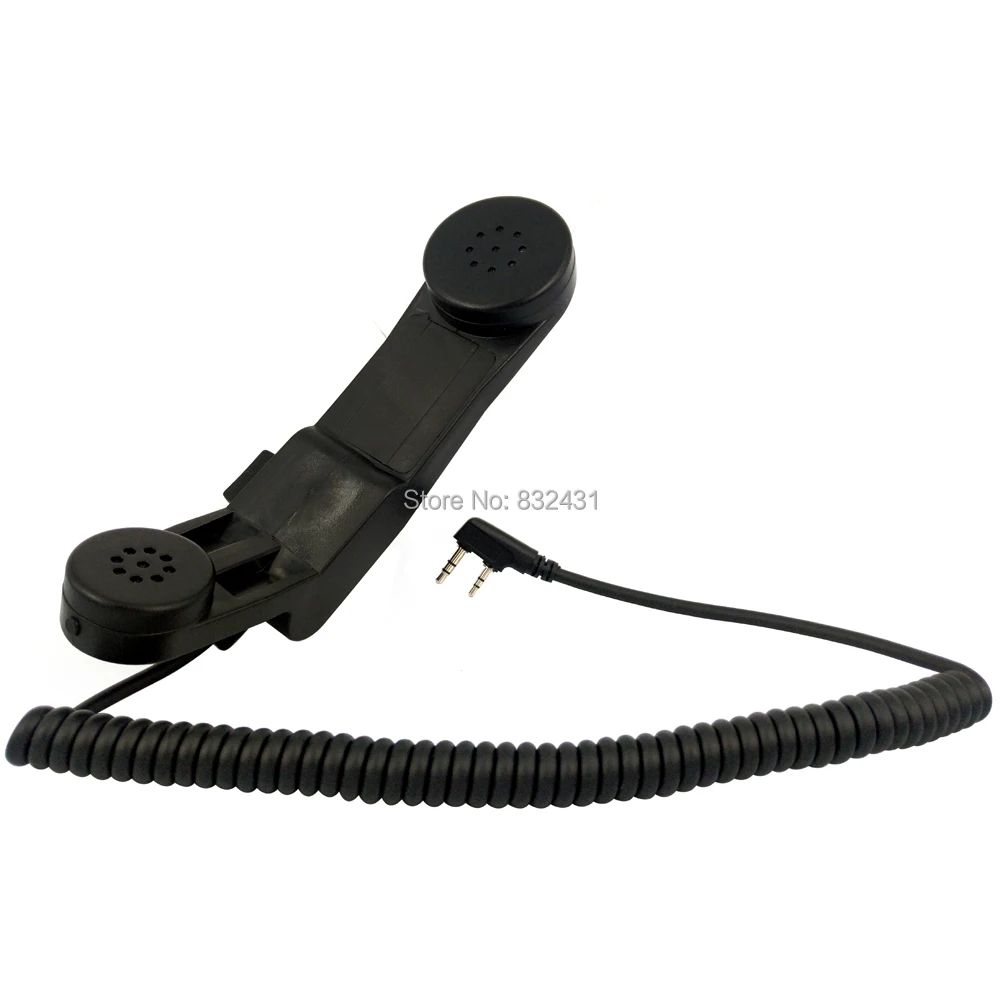 2 Pin Telephone Speaker Microphone for Kenwood Baofeng UV5R 888S 4