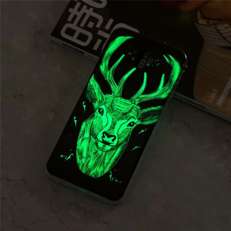 

For Samsung Galaxy A70 A50 A40 A30 A20 M30 M20 M10 J2 J4 Core A8s Glow In Dark Luminous Soft TPU Gel Case cover