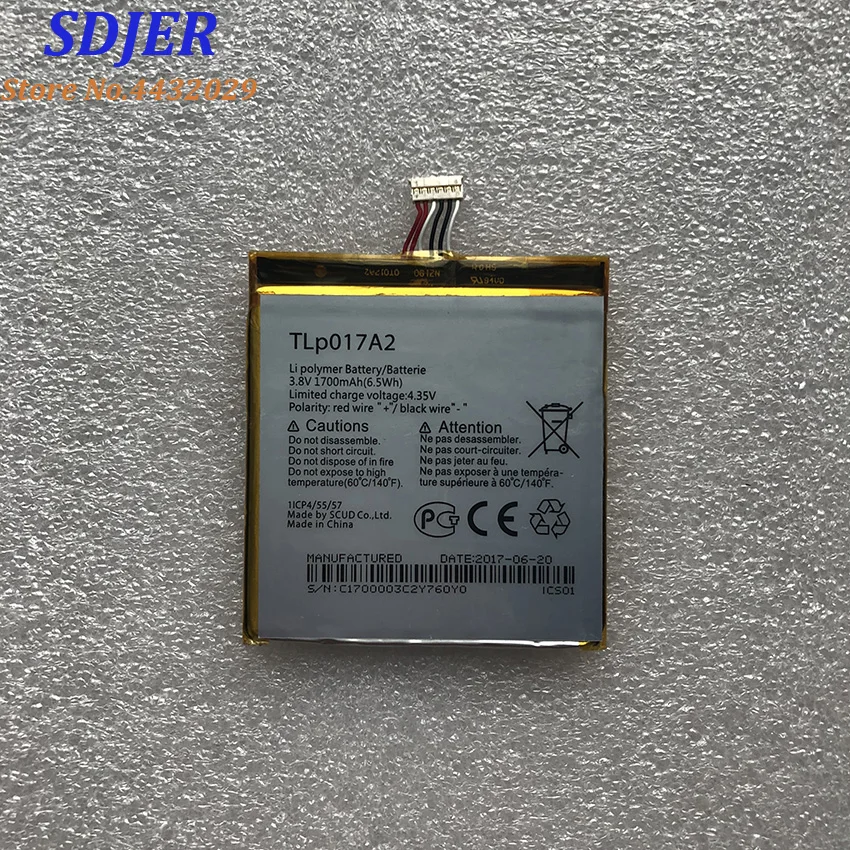 Новый аккумулятор TLp017A1 и TLp017A2 1900 мАч для ALCATEL one touch idol mini OT6012 6012A 6012 Вт 6012E 6012D S530T |
