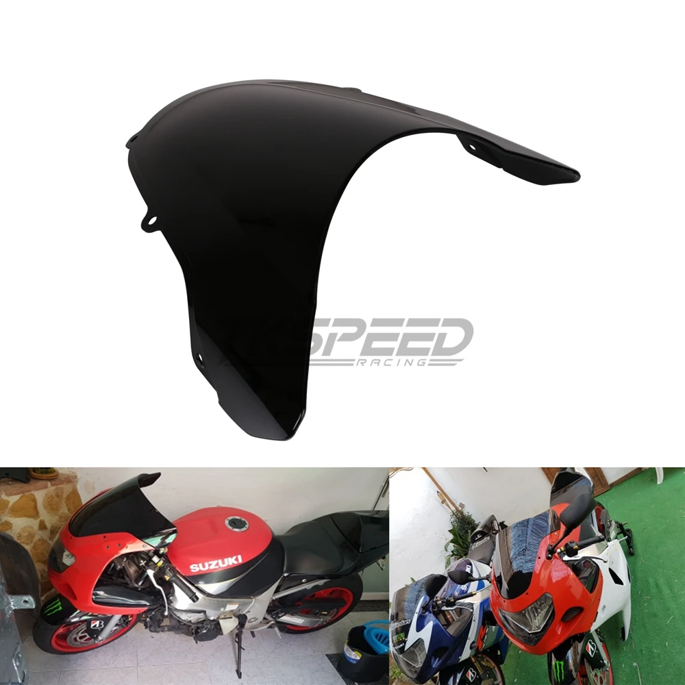Ветровое стекло для Suzuki GSXR 1000 600 750 R K1 K2 gsxr k1 k2 2000 2001 2002 00 01 02 Double Bubble|Козырьки от