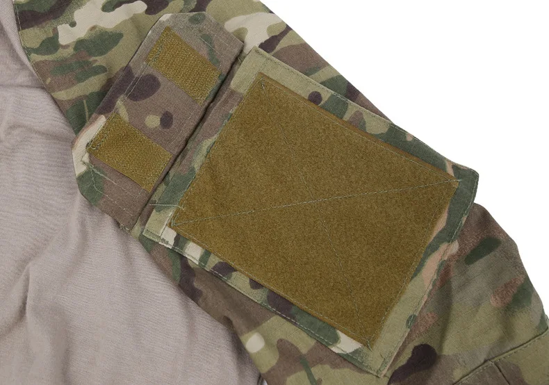 Высокое качество Защитная Военная Униформа США военный Военная Маскировочная-проверенные рубашки Быстрая атака футболка с длинными рукавами Битва