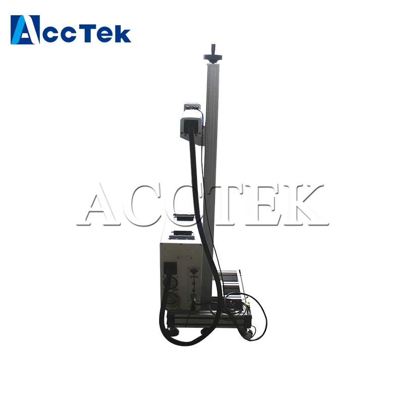 Цзинань AccTek CCD камера волоконная лазерная маркировочная машина с сенсорной