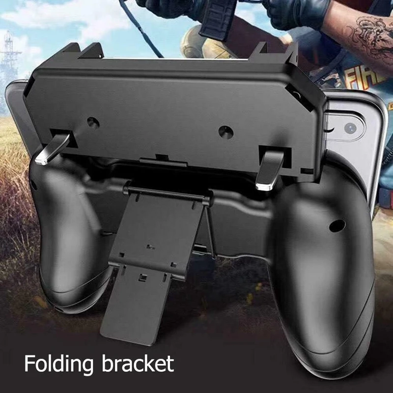  W18 Smartphone Gaming Trigger For Pubg Gamepad Fire Button Handle Grip Kit #8