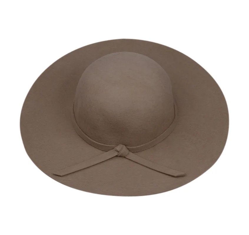 2017 New Hats for Women Vintage Wool Felt Crushable Wide Brim Cloche Floppy  Top Caps - 3