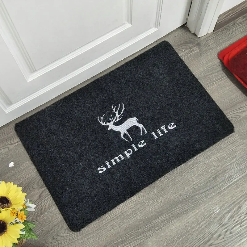 1Pcs 40*60cm Toilet Rugs Bathroom Carpets Wear Resistant Bath Mat Non Slip Long Bathroom Kitchen Floor Mat Set - Цвет: 17