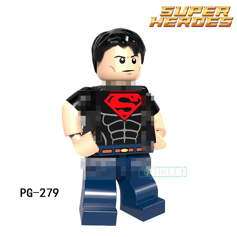 Здание Конструкторы Superboy белый Канарские Firestorm капитан усилитель супер герой Star