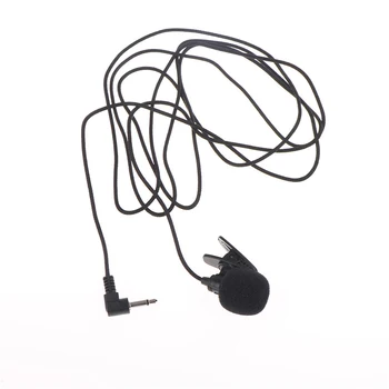 

1pcs Mini 3.5mm Jack Microphone Lavalier Tie Clip Microphones Microfono Mic For Speaking Speech Lectures 2m Long Cable