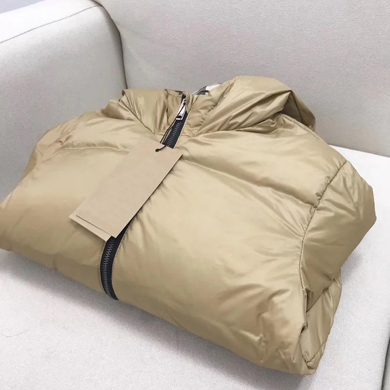 

kid down jackets Khaki duck down coat for boys girls autumn winter warm down clothes in end of Nov
