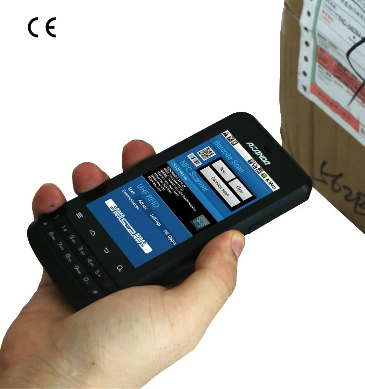 LS388T الصناعية المحمولة الروبوت 1d الباركود ماسحة/قارئ الباركود ip65 (gprs/gsm/فتحة بطاقة sim)