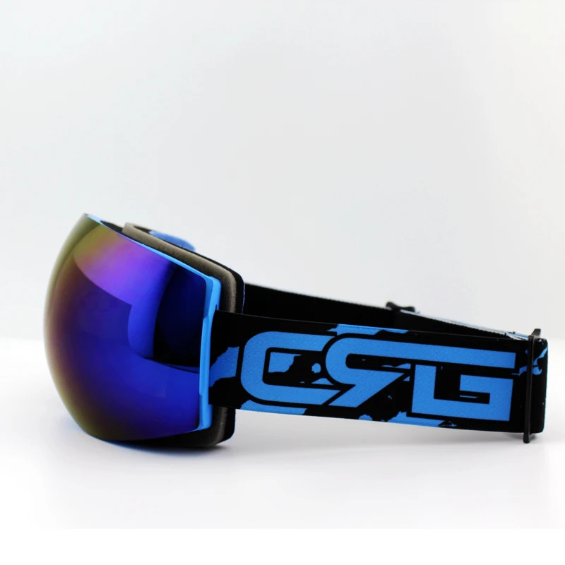 6 цветов, Брендовые очки для катания на лыжах и двухслойные UV400 Анти-туман большой Лыжная маска очки Лыжный Спорт Для мужчин Для женщин Снег лыжные очки для сноуборда