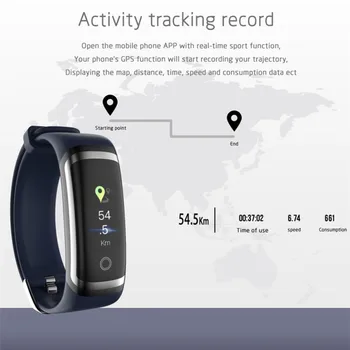

2019 M4 Color Screen Smart Bracelet Sports Record Real-time Heart Rate Monitoring IP67 Waterproof Dial Switch Smart Watch