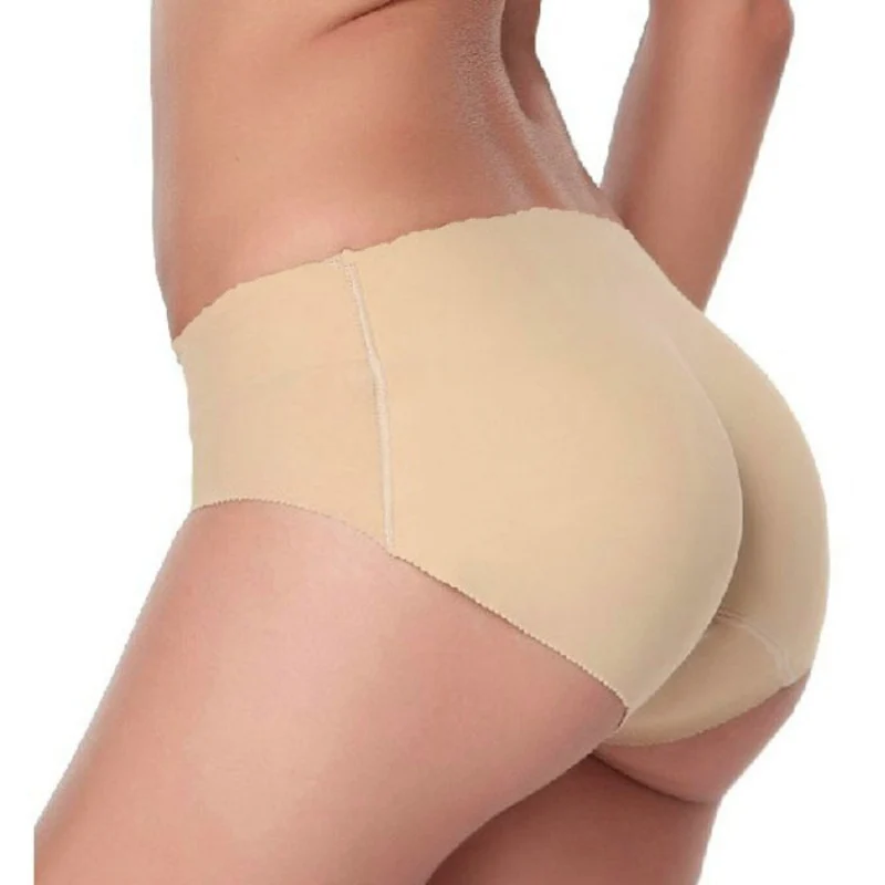 

Sexy Padded Panties Seamless Bottom Panties Buttocks Soft Push Up Lingerie Women Underwear Butt Lift Briefs Hip Enhancer Shaper
