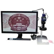 2.0 MP HD Digital Cámara Microscopio Industrial para La Industria de Laboratorio VGA Salida de vídeo + 130X c-mount Lente + 56 anillo de Luz LED + Soporte