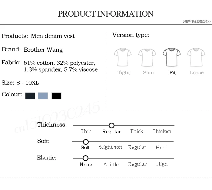 5XL 6XL 7XL 8XL мужской джинсовый жилет Модный повседневный классический стиль Приталенный жилет джинсовая куртка пальто мужской синий черный серый