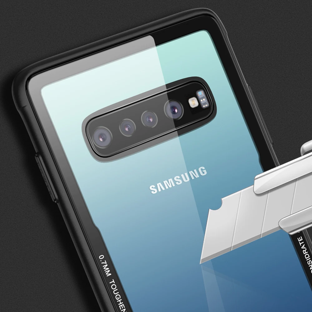 

Tempered Glass Case for Samsung S10 Galaxy S10 Plus S10e Luxury Transparent Phone Cover for Samsung S10e S10 Plus Cases Coque
