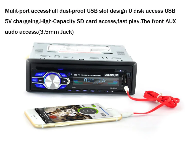 1 din 12 в автомобильный Радио bluetooth DVD VCD CD тюнер стерео FM MP3 аудио плеер телефон USB/SD MMC порт Автомобильный аудио bluetooth 1 DIN