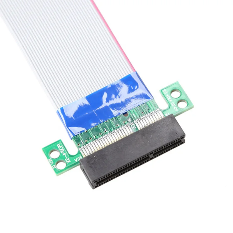 

PCI-E 4X Riser Card Extender Flex Extension Cable Ribbon Adapter Converter HSJ-19