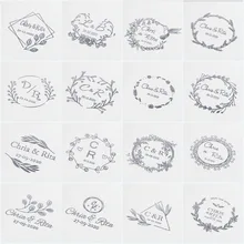 Свадебная Печать 40 круг на заказ персонализированные свадебные приглашения штамп самостоятельно инкинг на конверте сохранить дату