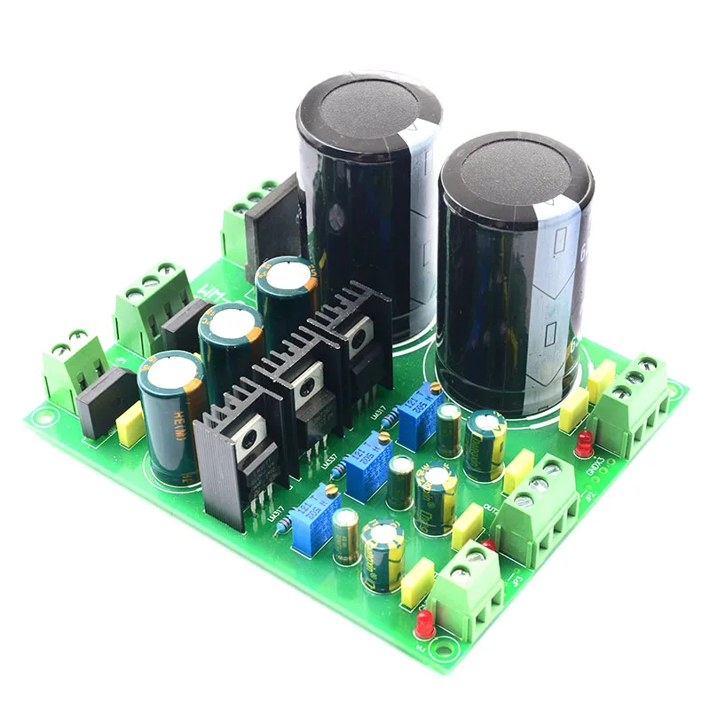 

KYYSLB Home Audio Amplifier Power Board LM317 LM337 Positive and Negative Rectifier Filter Board