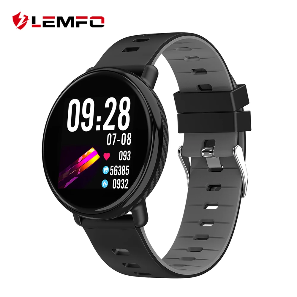 

LEMFO K1 2.5D Full HD 3D UI Touch Screen Smart Watch IP68 Waterproof Heart Rate Monitor Replaceable Strap Smartwatch For Android