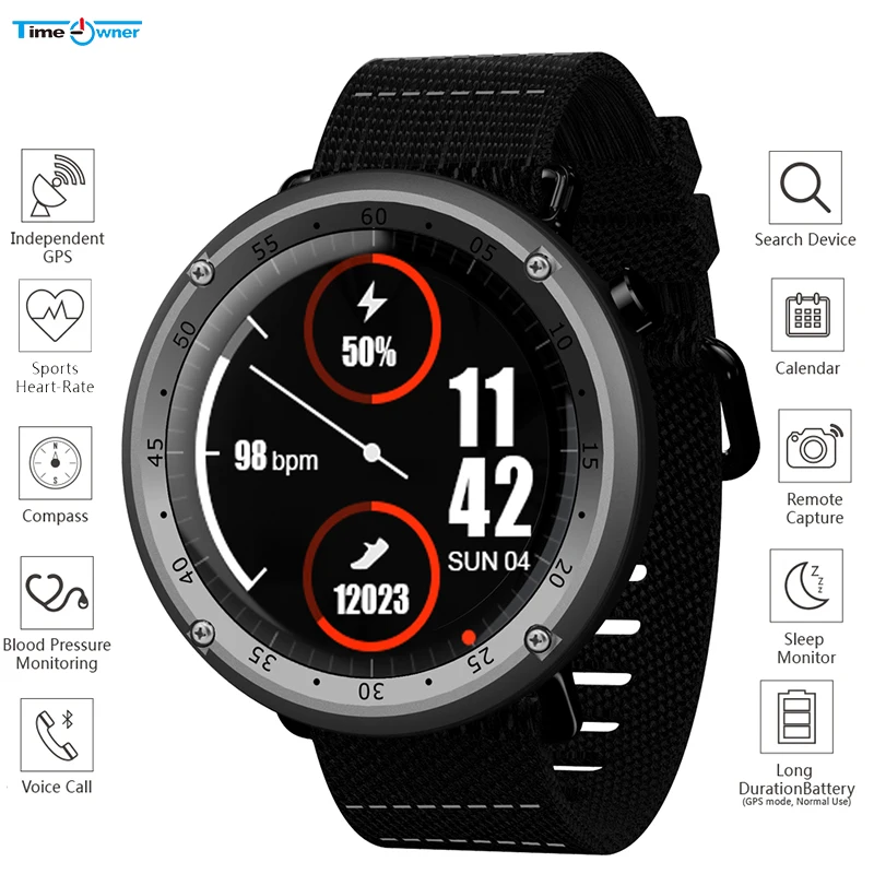 Time owner L19 умные часы независимых наручные с GPS многорежимный трансивер спортивные
