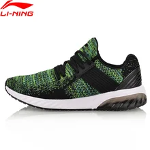 Li-Ning/мужские гелевые вязаные Прогулочные кроссовки; спортивная обувь с дышащей подкладкой; износостойкие Нескользящие кроссовки; AGLN041 SJFM18