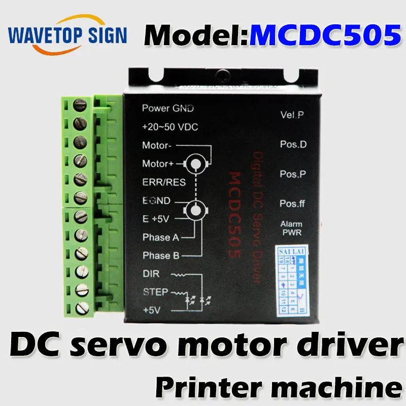 printer machine dc servo motor driver MCDC505 DC servo drive can instead of leadshine DB810 servo driver dc motor electric pulse motor dc servo motor for edm machine tool