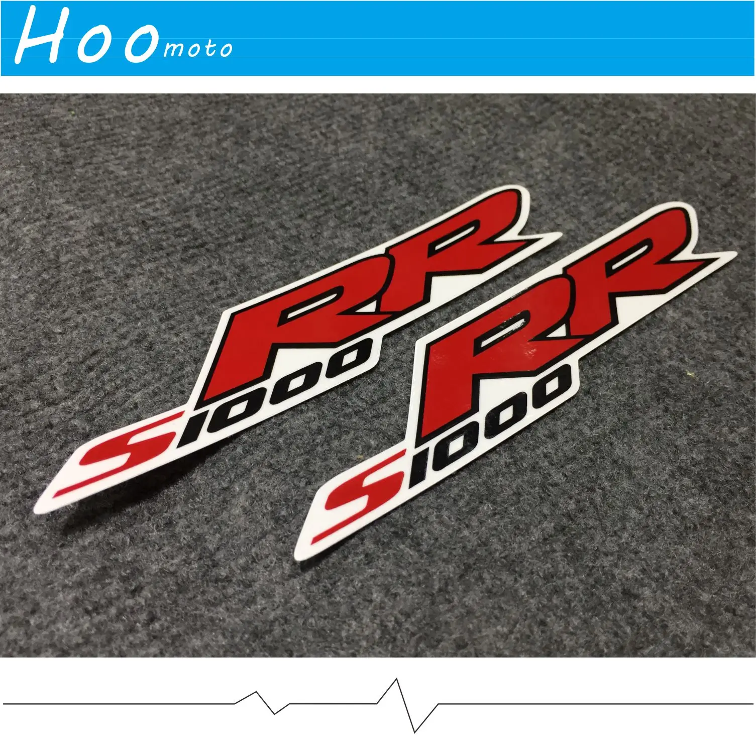 Для BMW S1000RR S 1000 RR S 1000RR Наклейки надписи 2 шт Высокое качество DIY обтекателя мотоцикла наклейки MOTO - Цвет: Red S Black 1000 Red