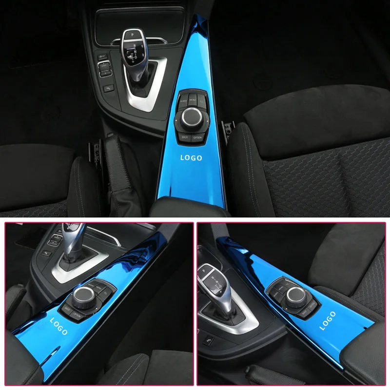 Подлокотник мультимедиа Панель накладка Стикеры для BMW 3 серии GT F30 F31 F32 F34 F36 2013- автомобильные аксессуары - Название цвета: 03