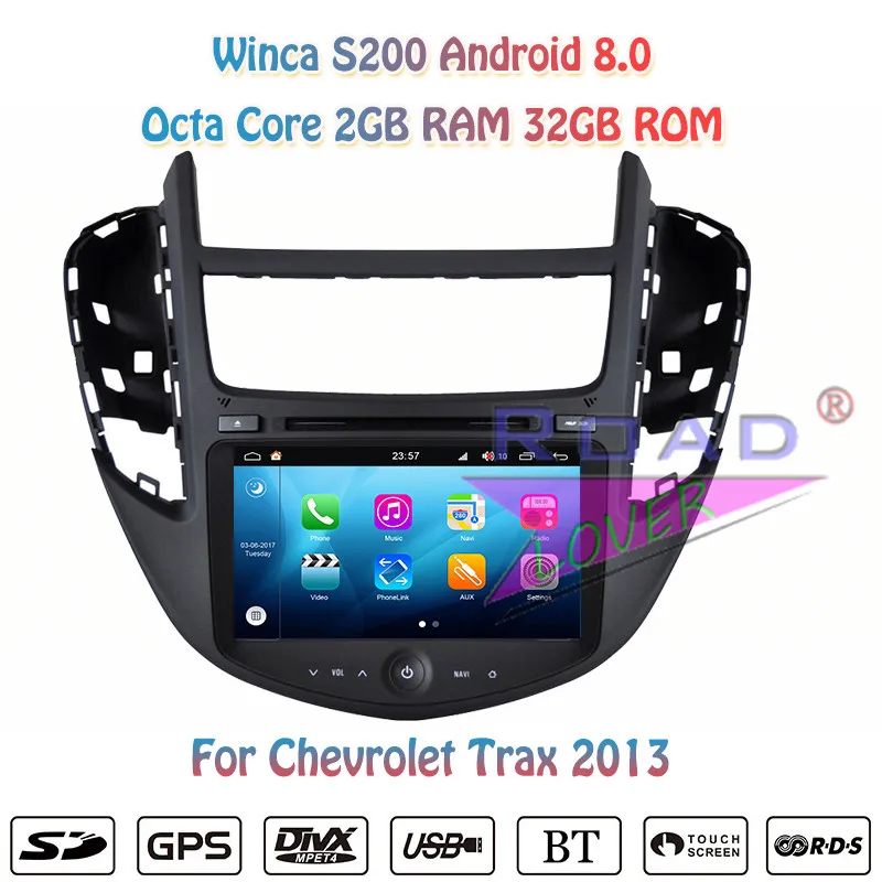 Winca S200 Android 8.0 Car PC DVD Player Radio For Chevrolet Trax 2013