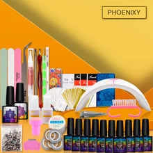 Набор гель-лаков для ногтей 10 шт 8 мл Гель-лак с 36 Вт светодиодный набор для украшения ногтей инструменты маникюрный набор гелевый набор для ногтей