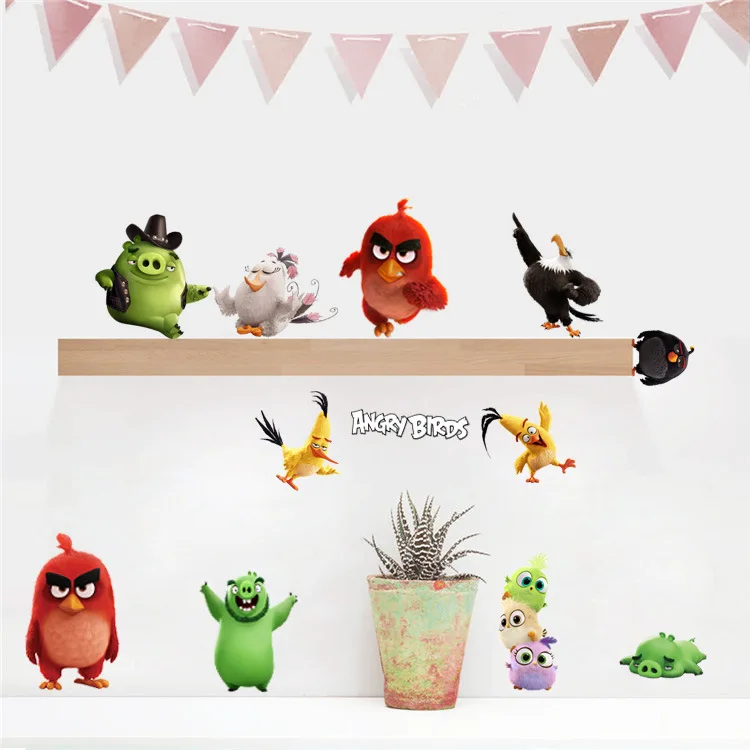 Kawaii-Birds-Wall-Stickers-for-Kids-Rooms-Baby-Home-Decoration-Anime-Posters-Cartoon-Wall-Decal-Art (3)