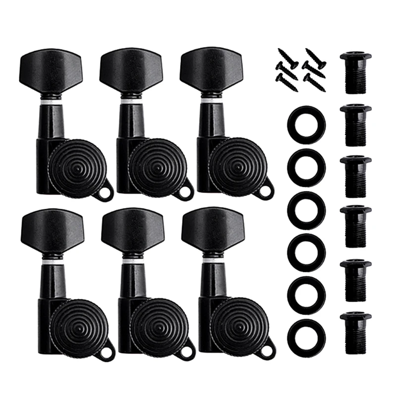 

6Pcs / Set Guitar String Tuning Pegs Locking Tuners Keys Machine Heads Chrome