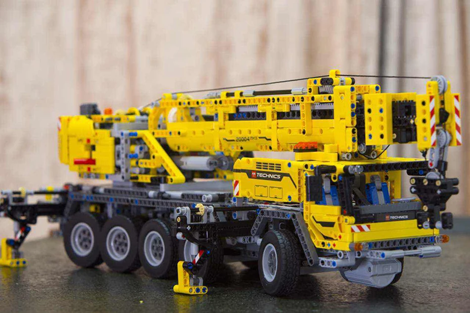 20004 Technic серия двигатель мощность мобильный кран Mk II модель 2667 шт строительные блоки кирпичи наборы подарки игрушки 42009