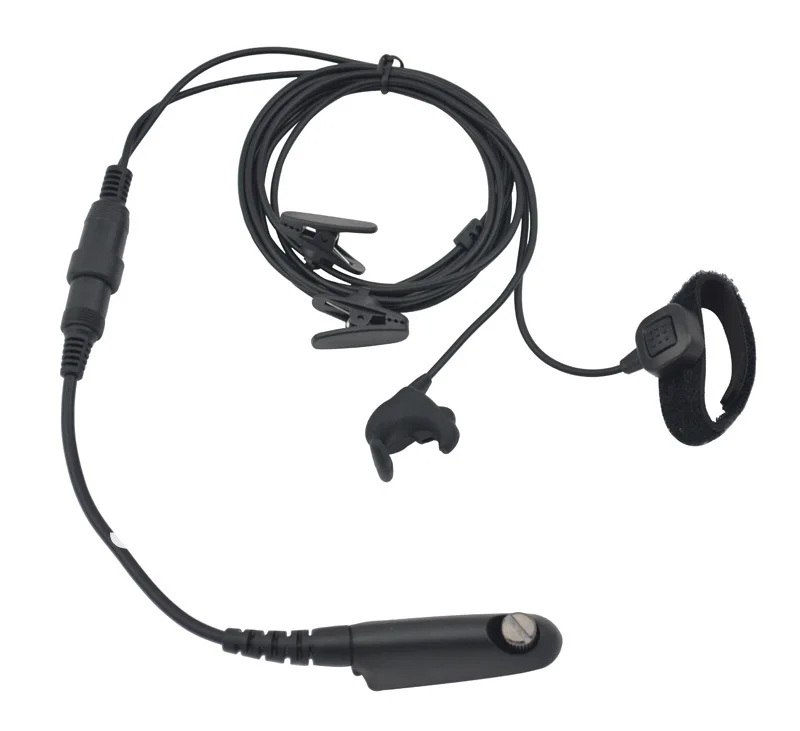 M328 вилка 2-проводной pro уха вибрации ж/кабель управления и микрофон для Motorola GP328 GP338 GP340 GP360 GP380 GP640 MTX850 PRO5150