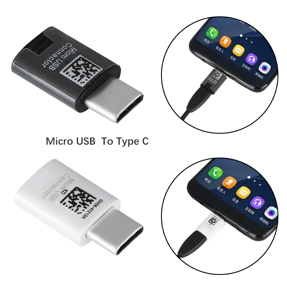 USB 3 1 Type C разъем адаптер Micro Female to Мужской конвертер для Samsung Galaxy Note 8 S8 Plus/Oneplus