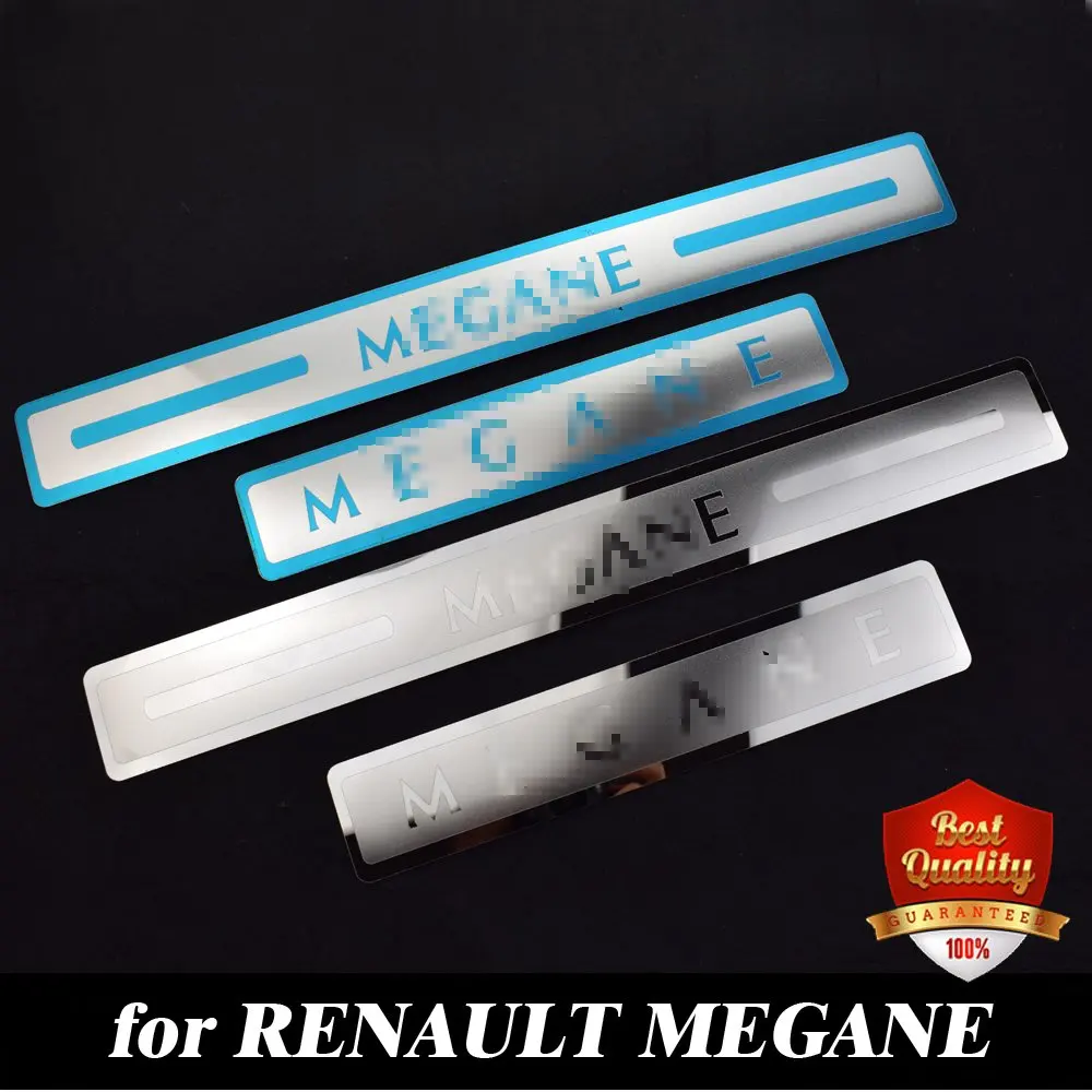 

Car Stainless Steel Door Sills Scuff Plate for RENAULT MEGANE Dual Tone Door Sills MEGANE 2012-2017
