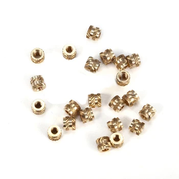 

M1.4*2.5 Height Brass injection nut plastic pre embeded phone micro nut fastener,Circular Knurled,electronic repair m1 m1.2 m1.6