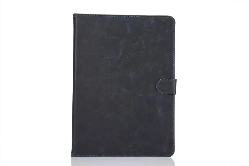 Защитная пленка+ ручка+ модный кожаный чехол-подставка для samsung Galaxy Tab S2 9,7 T810 T815 T813 T819 чехол для планшета - Цвет: dark blue